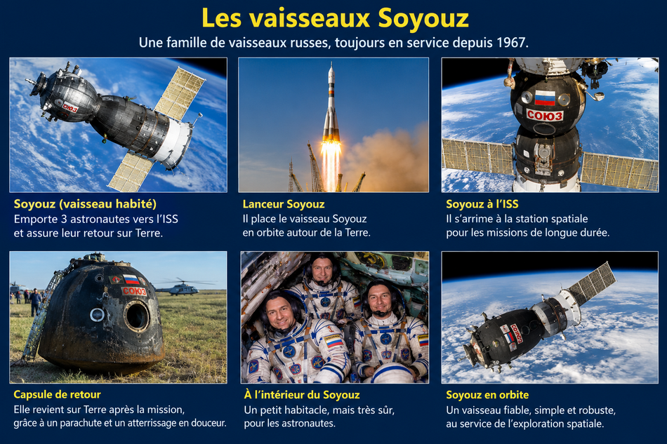 DiffÃƒÂ©rents vaisseaux Soyouz