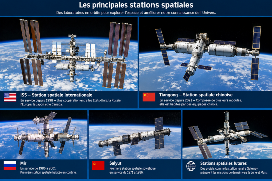 PrÃƒÂ©sentation des stations spatiales